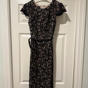 Elegant Black Lace Dress